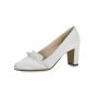 Bridal shoe Brigit Ivory Satin/Off-White Fi. Glitter
