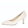 Bridal shoe Brooke Off-White Metallic
