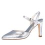 Brautschuhe Caren Silver Snake Leather