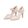 Christelle Champagne Gold Suede (Leather)