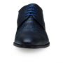 Dwight Floral Calf Leather- Dark Blue