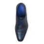 Dwight Floral Calf Leather- Dark Blue