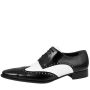 Mike Black/White Calf Leather
