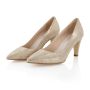 Mironne Champagne Gold Suede (Leather)