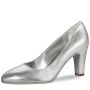 Peggy Silver Leather