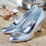 Peggy Silver Leather