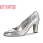 Peggy Silver Leather