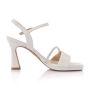 Richelle Off-White Suede (Leather)/ Crystals