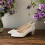 Stephanie Ivory Satin