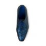 Tino Calf Leather - Reptile Dark Blue