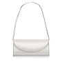 Viki / Valetta Ivory Satin/Silver Fine Glitter