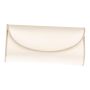 Viki / Valetta Ivory Satin/Silver Fine Glitter