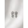 Amara bridal earrings with rhinestone