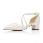 Maike Off-White Metallic