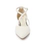 Maike Off-White Metallic
