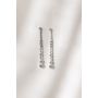Mirella bridal long earrings with round rhinestone