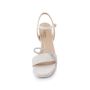Richelle Off-White Suede (Leather)/ Crystals