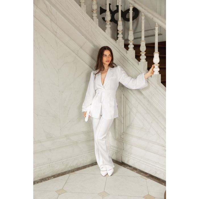 Roux Ladies Suit White