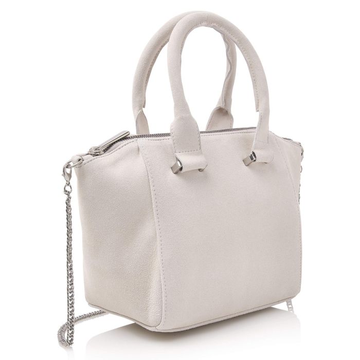 Off white suede bag hotsell