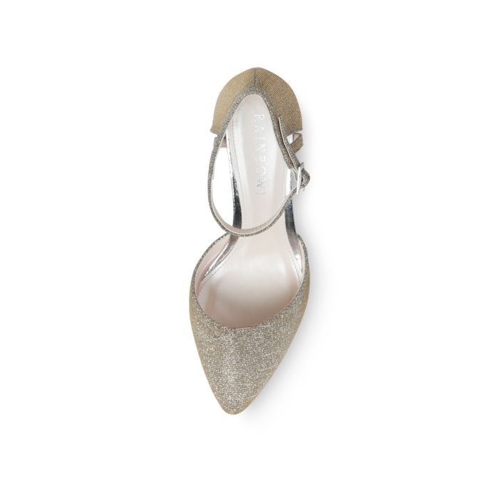 Sarina metallic heel pump deals