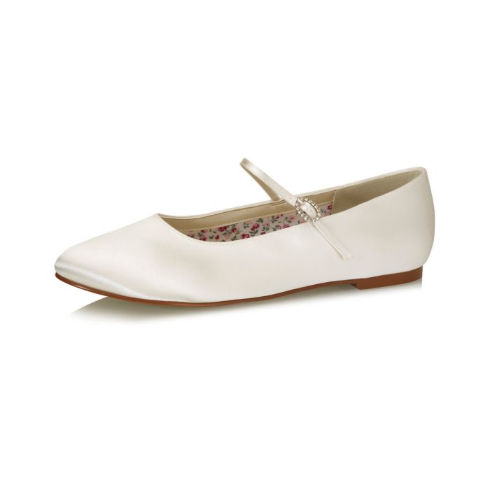 Bruidsschoen Binx Ivory Satin