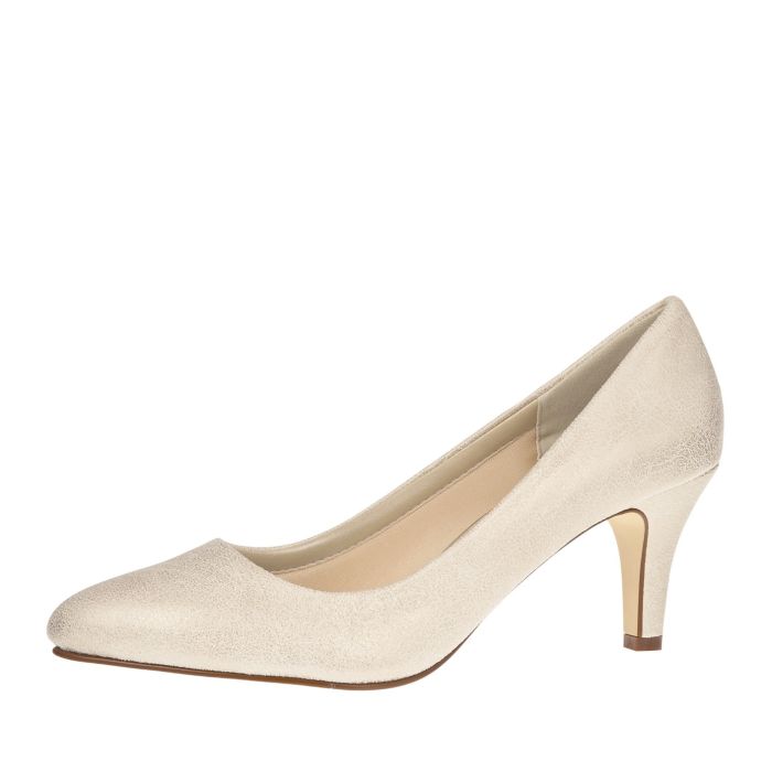 Brautschuhe Brooke Champagne Lustre