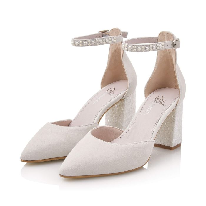 Off white heels for outlet wedding