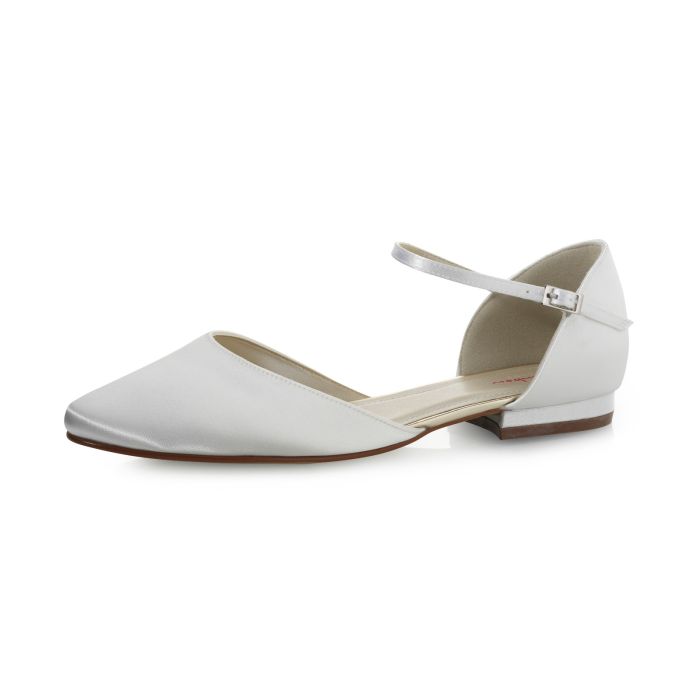 Bruidsschoen Cameron White Satin