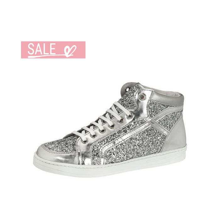 Day Silver Glitter/ Leather