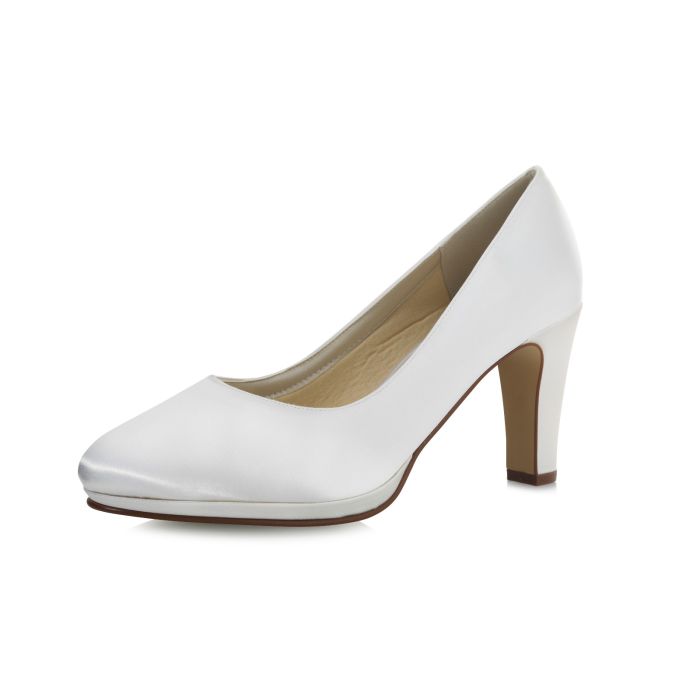 Bridal shoe Grace White Satin
