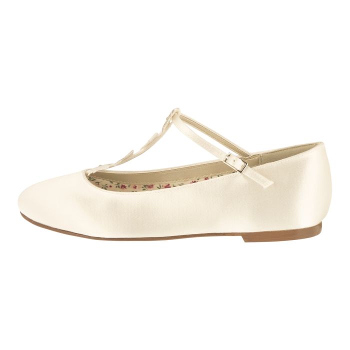 Bruidsschoen Kady Ivory Satin