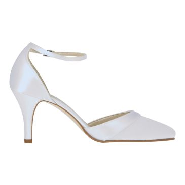 Amanda Pure White Satin