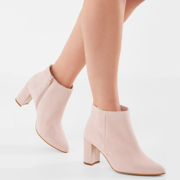 Anissa Blush Suede (Leather)