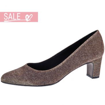 Brautschuhe Anya Bronze/ Gold Cam. TOP
