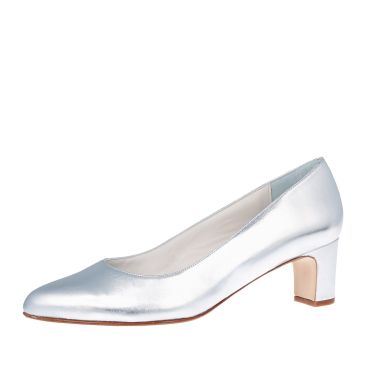 Bruidsschoen Anya Silver Leather
