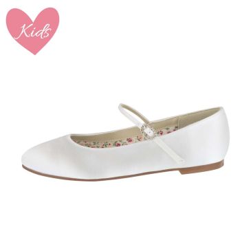 Brautschuhe Bridal shoe Binx White Satin
