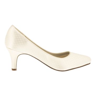 Brooke Ivory Satin/ Cosmic Lace