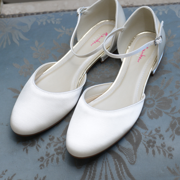 Cameron White Satin