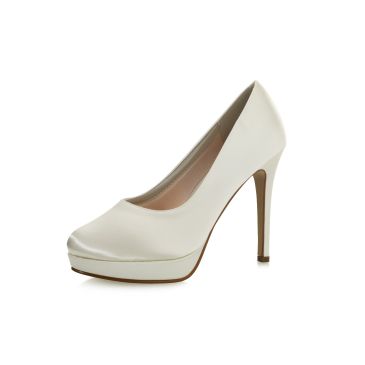 Brautschuhe Cindy Ivory Satin
