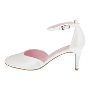 Brautschuhe Crystal Sky Ivory Leather Look
