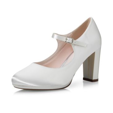 Brautschuhe Delina Ivory Satin
