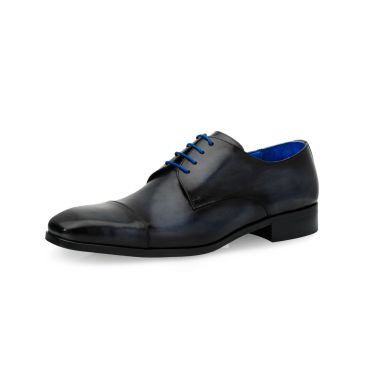 Oscar Calf Leather - Dark Blue - Wedding Shoes - Mr. Fiarucci - ShoeStories