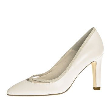 Brautschuhe Dunya Perle Leather/Fi. Glitter
