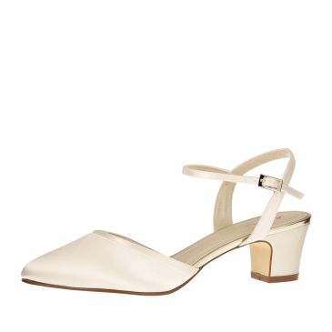 Brautschuhe Emili Ivory Satin
