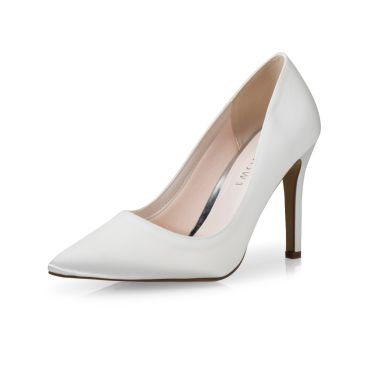 Brautschuhe Fergy Ivory Satin
