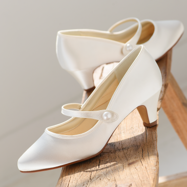 Heather Ivory Satin