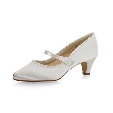 Bruidsschoen Heather Ivory Satin
