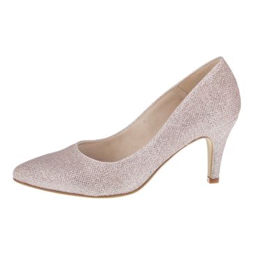 Bruidsschoen Jamila Rose-Gold Glitter
