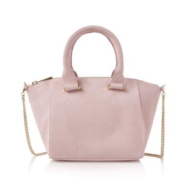 Jelise Powder Pink Suede (Leather)