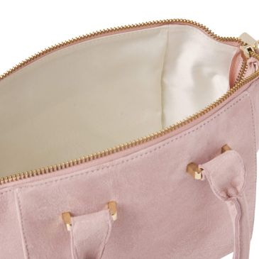 Jelise Powder Pink Suede (Leather)